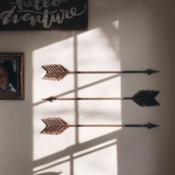 Near and Deer Other - Rustic Metal Arrows Wall Art